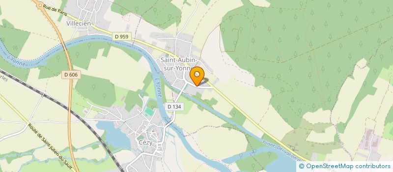 localisation de l'entreprise SCI FERRAZ  SAINT-AUBIN-SUR-YONNE