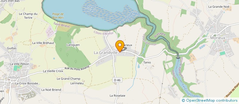 localisation de l'entreprise SCI FERRE  HILLION