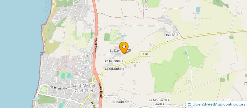 localisation de l'entreprise SCI FERRE A&B  SAINT-MICHEL-CHEF-CHEF