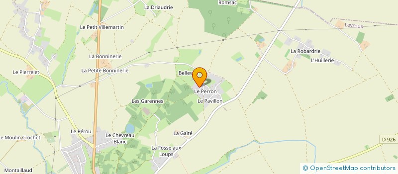 localisation de l'entreprise SCI FERRE CRESPIN  VINEUIL