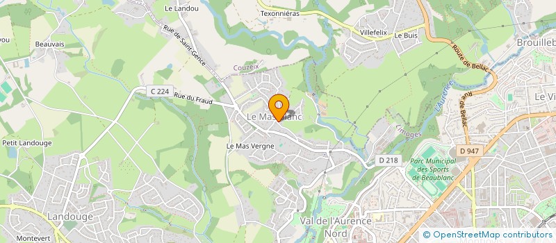 localisation de l'entreprise SCI FERREIRA à LIMOGES