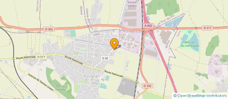 localisation de l'entreprise SCI FERREIRA  PUSIGNAN