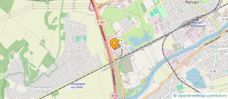 localisation de l'entreprise SCI FERREIRA  CHAMPAGNE-SUR-OISE