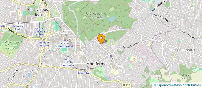 localisation de l'entreprise SCI FERREIRA ET FILS à MONTFERMEIL