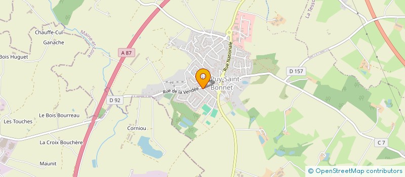 localisation de l'entreprise SCI FERREIRA MEIGNEN  CHOLET