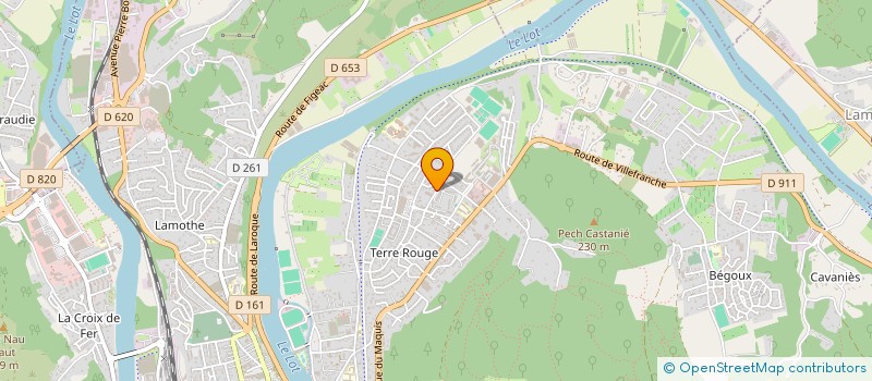 localisation de l'entreprise SCI FERRER  CAHORS