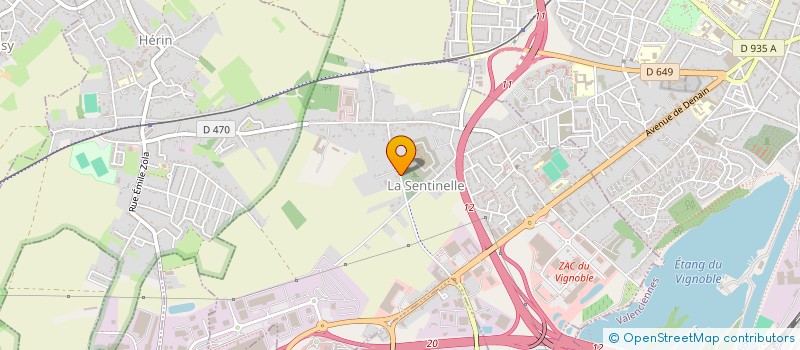 localisation de l'entreprise SCI FERRER  LA SENTINELLE