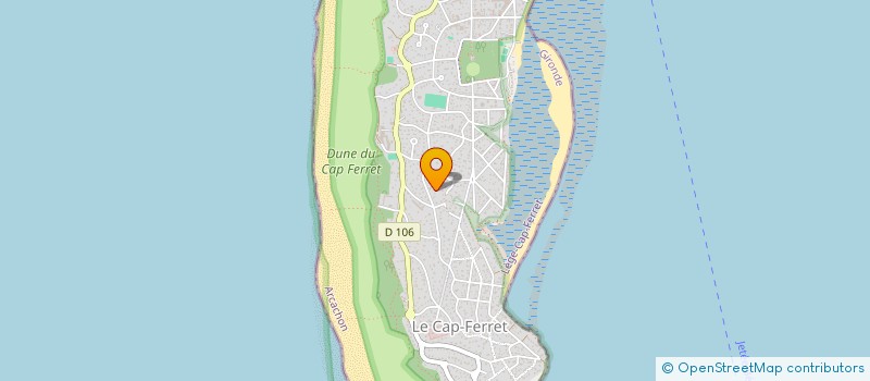localisation de l'entreprise SCI FERRETCAPIENNE à LEGE-CAP-FERRET