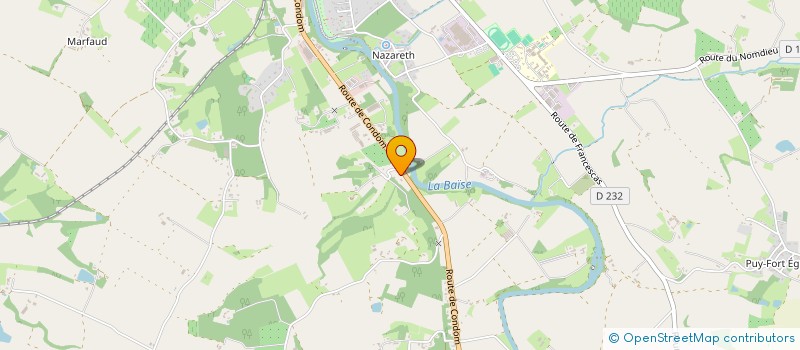 localisation de l'entreprise SCI FERRI  NERAC