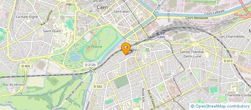 localisation de l'entreprise SCI FERRIER-BALEROI à CAEN