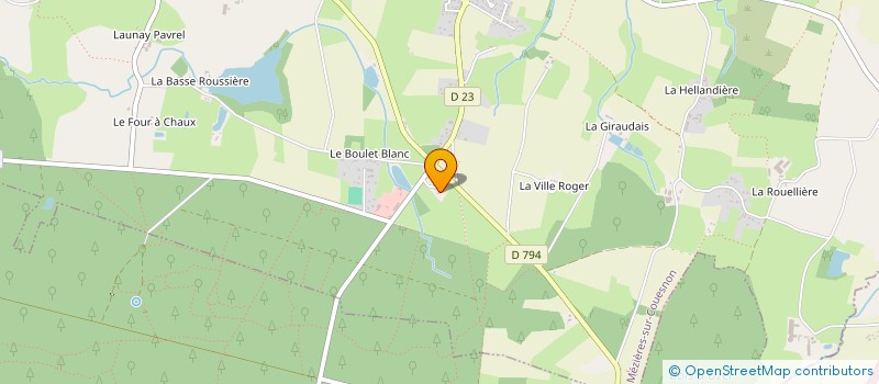 localisation de l'entreprise SCI FERRIERE  MEZIERES-SUR-COUESNON