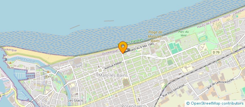 localisation de l'entreprise SCI FERRO à DUNKERQUE