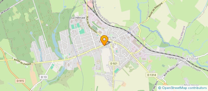 localisation de l'entreprise SCI FERRO EL AQUA  FORGES-LES-EAUX