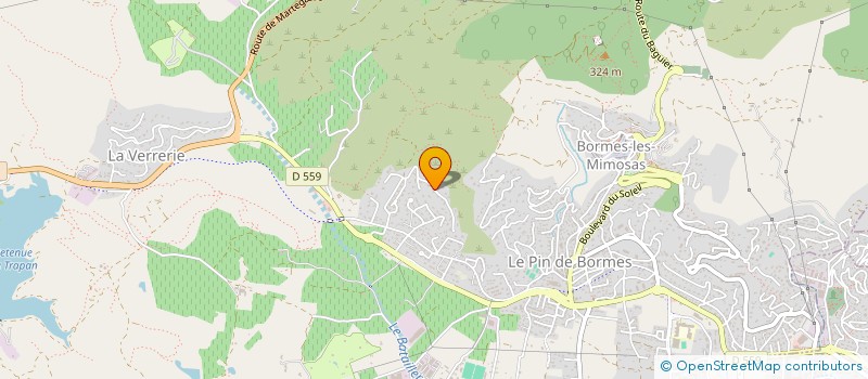localisation de l'entreprise SCI FERRO PATRIMOINE à BORMES-LES-MIMOSAS