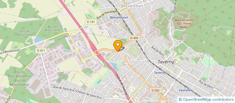 localisation de l'entreprise SCI FERROBIN  TAVERNY