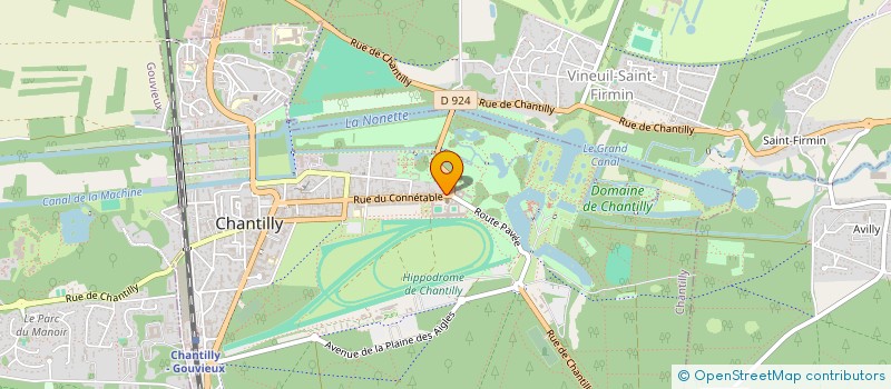 localisation de l'entreprise SCI FERROUL  CHANTILLY