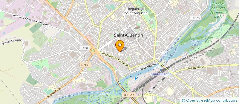 localisation de l'entreprise SCI FERRUS 14 à SAINT-QUENTIN