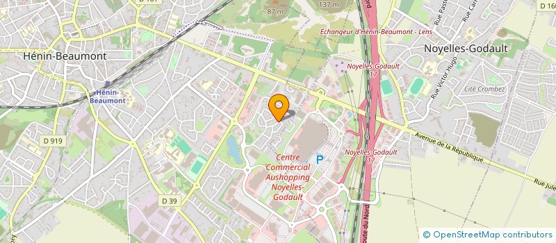 localisation de l'entreprise SCI  FERRY 516 à HENIN-BEAUMONT