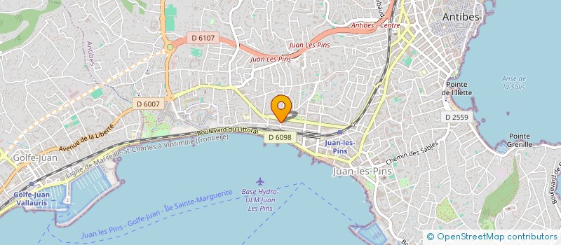 localisation de l'entreprise SCI FERSEN à ANTIBES