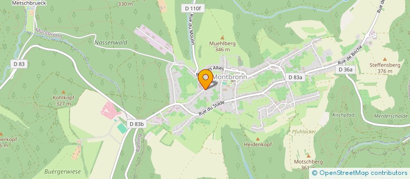 localisation de l'entreprise SCI FERSTLER SOMMERLAT  MONTBRONN