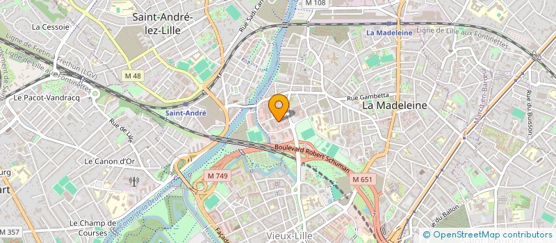 localisation de l'entreprise SCI FERTAKH à LA MADELEINE