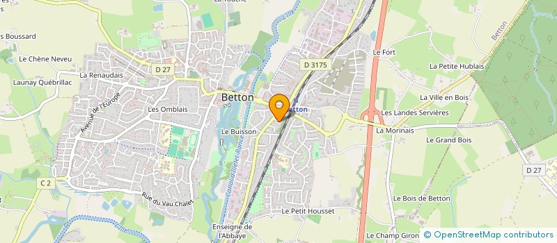 localisation de l'entreprise SCI FERTE  BETTON