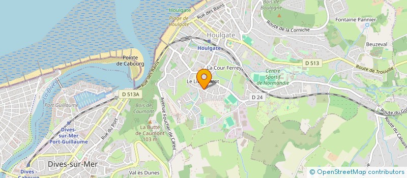 localisation de l'entreprise SCI FERTE  HOULGATE