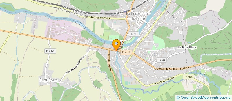 localisation de l'entreprise SCI FERTE FRANKLIN ROOSEVELT  LA FERTE-SOUS-JOUARRE