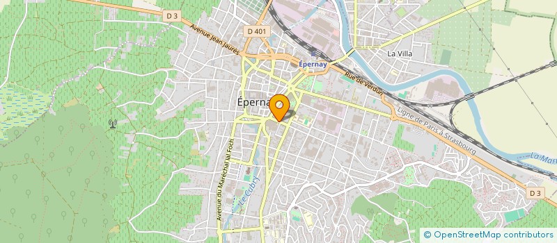 localisation de l'entreprise SCI FERTE-VARIN à EPERNAY