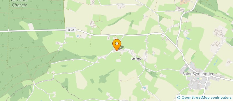 localisation de l'entreprise SCI FERTEMMO  SAINT SYMPHORIEN