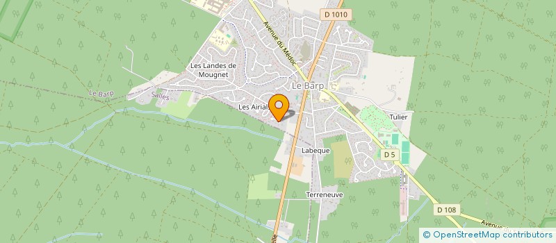 localisation de l'entreprise SCI FERTIER TOUVRON  LE BARP