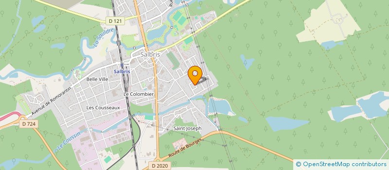 localisation de l'entreprise SCI FERTOISE  SALBRIS