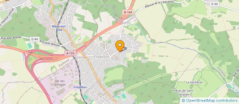 localisation de l'entreprise SCI FERVAQUES  FREPILLON