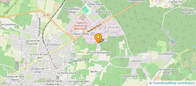 localisation de l'entreprise SCI FERVIGNES  CHINON