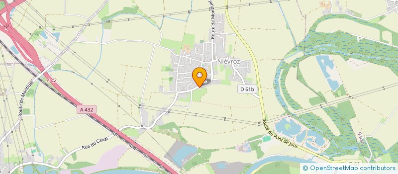 localisation de l'entreprise SCI FERYLYNE  NIEVROZ