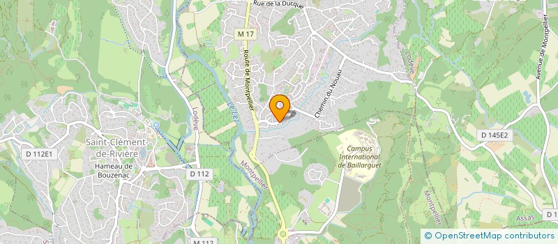 localisation de l'entreprise SCI FESCAU MEDICAL  MONTFERRIER-SUR-LEZ