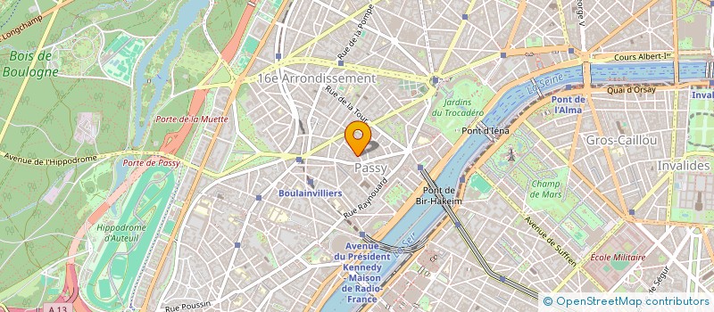 localisation de l'entreprise SCI FESSART à NEUILLY SUR SEINE