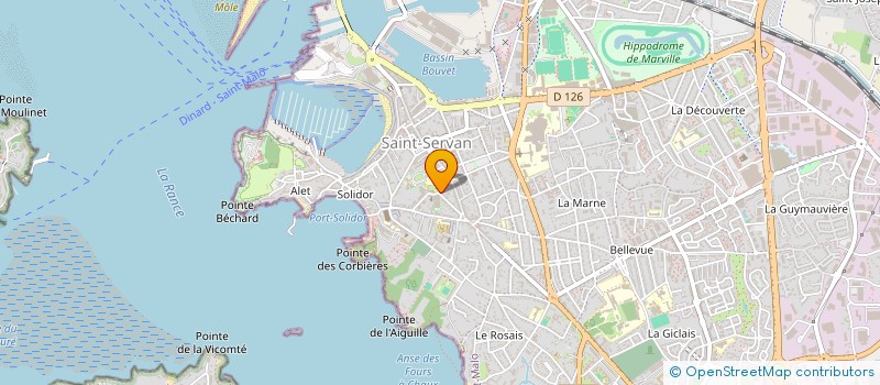 localisation de l'entreprise SCI FESTINA  SAINT-MALO