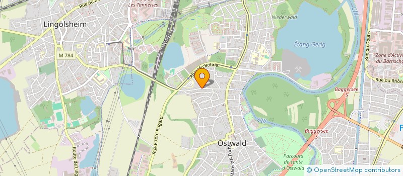 localisation de l'entreprise SCI FESTIVAL  OSTWALD