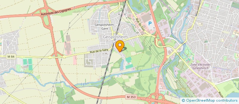 localisation de l'entreprise SCI FESTIVAL  GEISPOLSHEIM