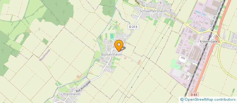 localisation de l'entreprise SCI FESTY RPB  BOLSENHEIM
