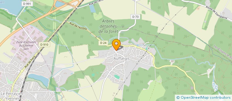 localisation de l'entreprise SCI FESY  AUFFARGIS