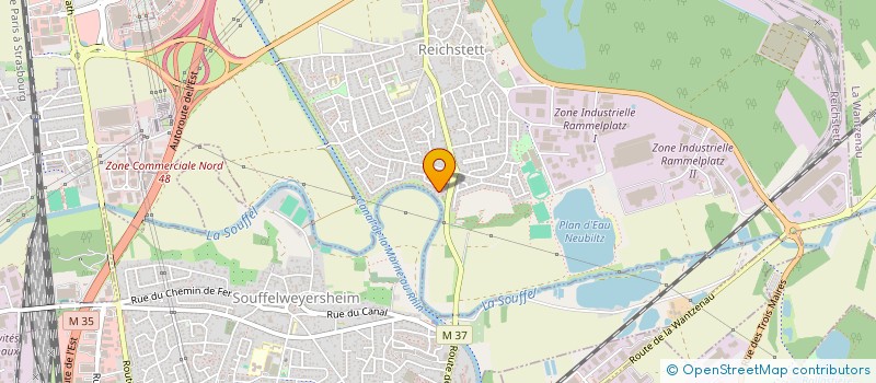 localisation de l'entreprise SCI FETA  REICHSTETT