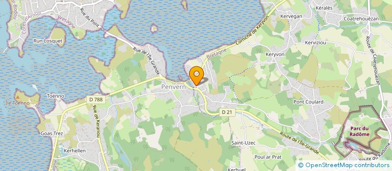 localisation de l'entreprise SCI FETANG  PLEUMEUR-BODOU