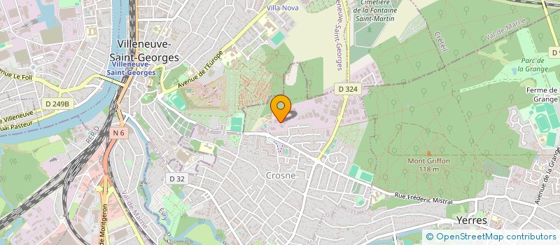 localisation de l'entreprise SCI FETE A CROSNE  CROSNE