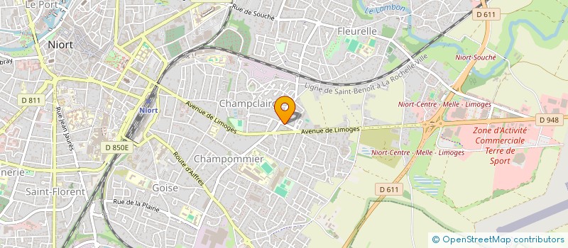 localisation de l'entreprise SCI FETICH  NIORT
