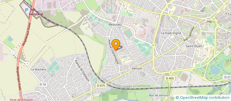 localisation de l'entreprise SCI FETILLE OZENNE à CAEN