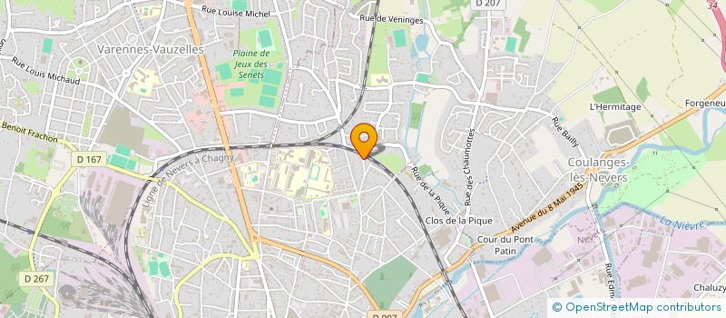localisation de l'entreprise SCI FETTAHI à NEVERS