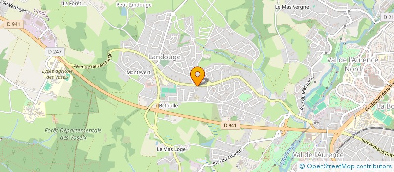 localisation de l'entreprise SCI FETV IMMOBILIER à LIMOGES