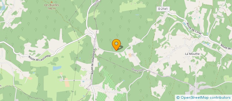 localisation de l'entreprise SCI FEU D'ARTIFICE  QUEYSSAC